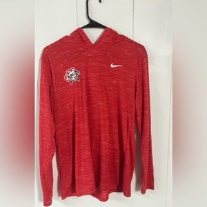 Nike Womens Red Heather Long
Sleeve Dri-Fit Activewear..